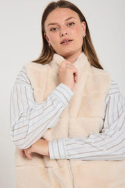 Foxy Waistcoat 203049 | Moonbeam | Jakke fra Freequent
