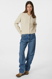 Emelie Knit Cardigan | Ivory | Strik fra Neo Noir