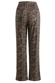 Alma Wide Pants | Mocca-braune Spitze | Hose von Liberté