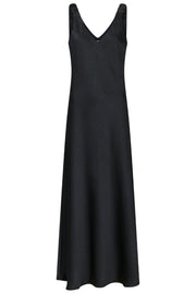Zakia Heavy Sateen Dress | Black | Kjole fra Neo Noir