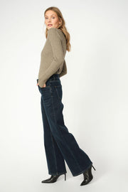 Dara Hera Jeans Long | Dark Blue | Jeans fra Mos Mosh
