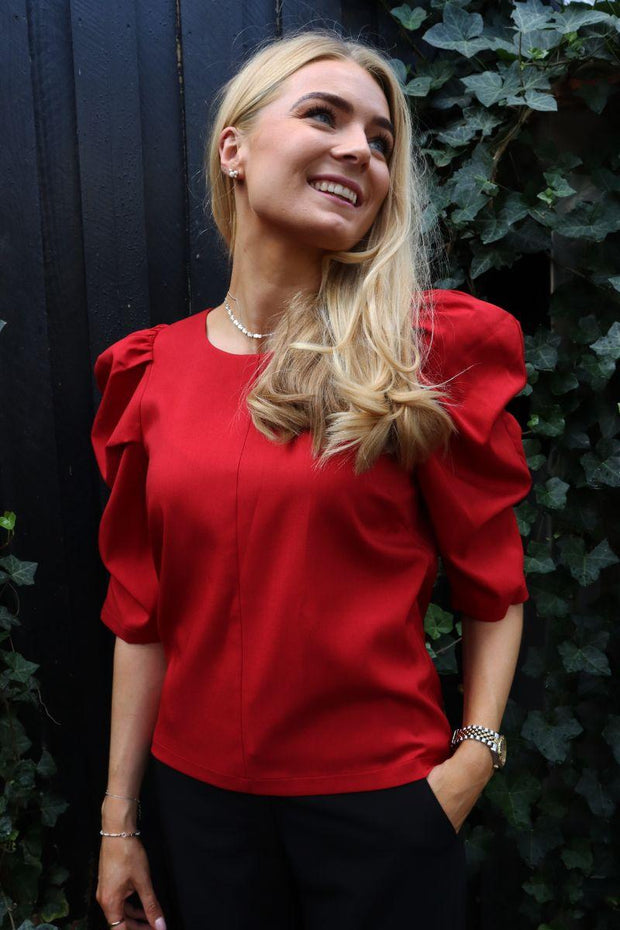 Winnie Blouse | Red | Bluse fra Liberté