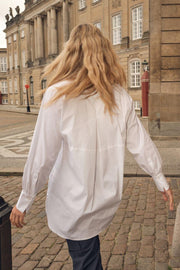 Enola Shirt | White | Skjorte fra Mos Mosh