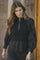 Elisabeth Mix Zip Knit 32192 | Black | Strik fra Co'couture