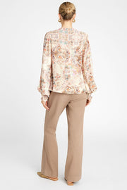 Neomi blouse 54627 | Sand/Navy | Skjorte fra Gustav