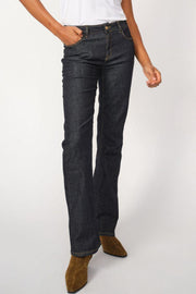 Cecilia Cover Long Jeans | Dark Blue | Jeans fra Mos Mosh