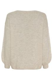 Amarante Knit | Beige/Jeans/Celeste | Strik fra Marta du Chateau