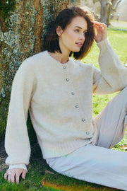 Louisa Cardigan 206454 | Moonbeam Melange | Cardigan fra Freequent