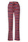 Natalia Straight Pants | Navy Red White Stripe | Bukser fra Liberté
