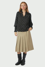 Camisa Dot Blouse | Black | Bluse fra Neo Noir