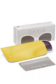 Buttefly Shape | Optical white | Solbriller fra Okkia