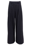 Davina Hose mit weitem Bein | Schwarz | Schwarze Farbe
