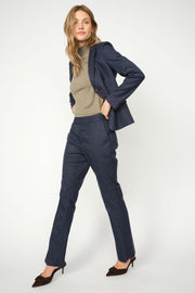 Ellen Carie Pant Regular | Maritimes Blau | Hose von Mos Mosh