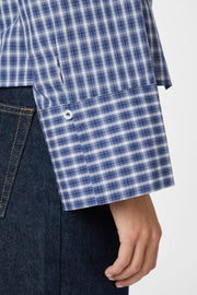 Rosa Check Shirt | Dark Blue | Skjorte fra Neo Noir