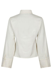 Rosa Pinstripe Shirt | White | Skjorte fra Neo Noir