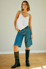 Renna Top 206118 | Light Blue Denim | Top fra Freequent