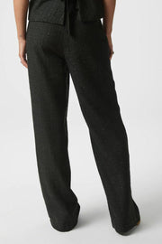 Emmett Boucle Pants | Black | Bukser fra Neo Noir