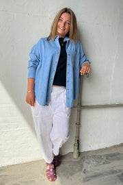 Lisea Shirt 205483 | Light Blue Denim | Shirt fra Freequent