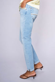 Naomi Light Perla Jeans  Regular | Light Blue | Jeans fra Mos Mosh