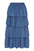 Klara Skirt | Medium Blue | Nederdel fra Marta Du Chateau – nedsat