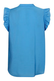 Callum Frill Top 35162 | Clear blue | Top fra Co'couture