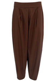 Davina Barrel Pant | Coffee | Bukser fra Black Colour