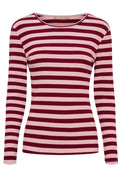 Begonia Ls Tee 7702 | Wino/Rosa Antique | Marta du Chateau