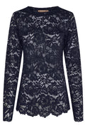 Milley LS Tee | Navy | Bluse fra Marta du Chateau
