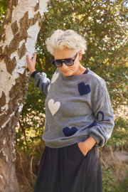 Amaranth-Strick | Dunkelgrau | Stricken von Marta du Chateau