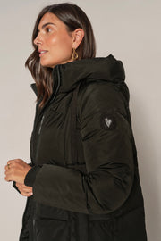 Nova Square Down Coat  | Rosin | Jakke fra Mos Mosh