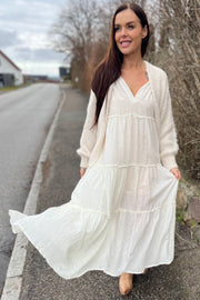 Adelaine Dress | Off White | Kjole fra Black Colour