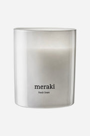 Candles | Fresh linen | Duftlys fra Meraki