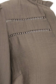 Antina Blouse 207773 | Morel | Bluse fra Freequent