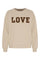 Jessa Sweatshirt | Beige/Brown | Bluse fra Marta du Chateau