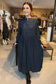 DollyCC Dot Dress | Navy | Kjole fra Co'couture