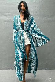 Mana Luxe | Blue | Kimono fra Statebird