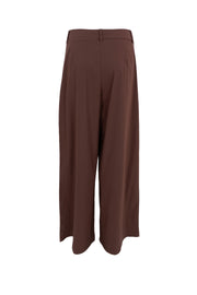 Davina Wideleg Pant | Coffee | Bukser fra Black Colour