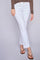 Ashley Bianco Jeans  Ankle | White | Jeans fra Mos Mosh