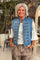 Holiday Vest 268678 | Denim | Marta du Chateau