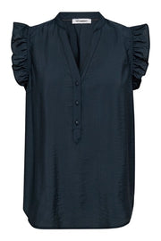 Callum Frill Top 35162 | Ink | Top fra Co'couture