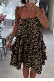 Arie Leo Dress | Beige | Kjole fra Avery