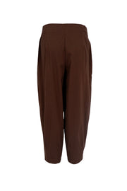 Davina Barrel Pant | Coffee | Bukser fra Black Colour