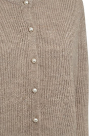 Pearl Cardigan 205175 | Simply Taupe Mel. | Cardigan fra Freequent