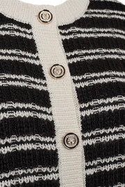 Jazz Cardigan 206484 | Black W. Moonbeam Melange | Cardigan fra Freequent