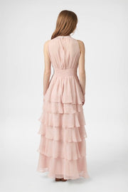 Marli Solid Chiffon Dress | Rose | Kjole fra Neo Noir