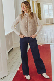 Sindy Jeans 206947 | Dark Blue Denim | Jeans fra Freequent