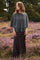 Josei Double Knit Cape | Grey | Strik fra Neo Noir