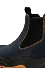 Siri Waterproof WL957 |  Dark Navy/Papaya | Rubber Boots fra Woden