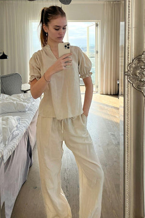 Sonar Leinenhose | Sand | Hose von Neo Noir