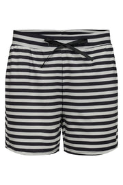 Alma Shorts | Black Creme Stripe | Shorts  fra Liberté